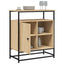 skænk Sonoma eg 69x35x80 cm konstrueret træ