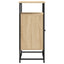 skænk Sonoma eg 69x35x80 cm konstrueret træ