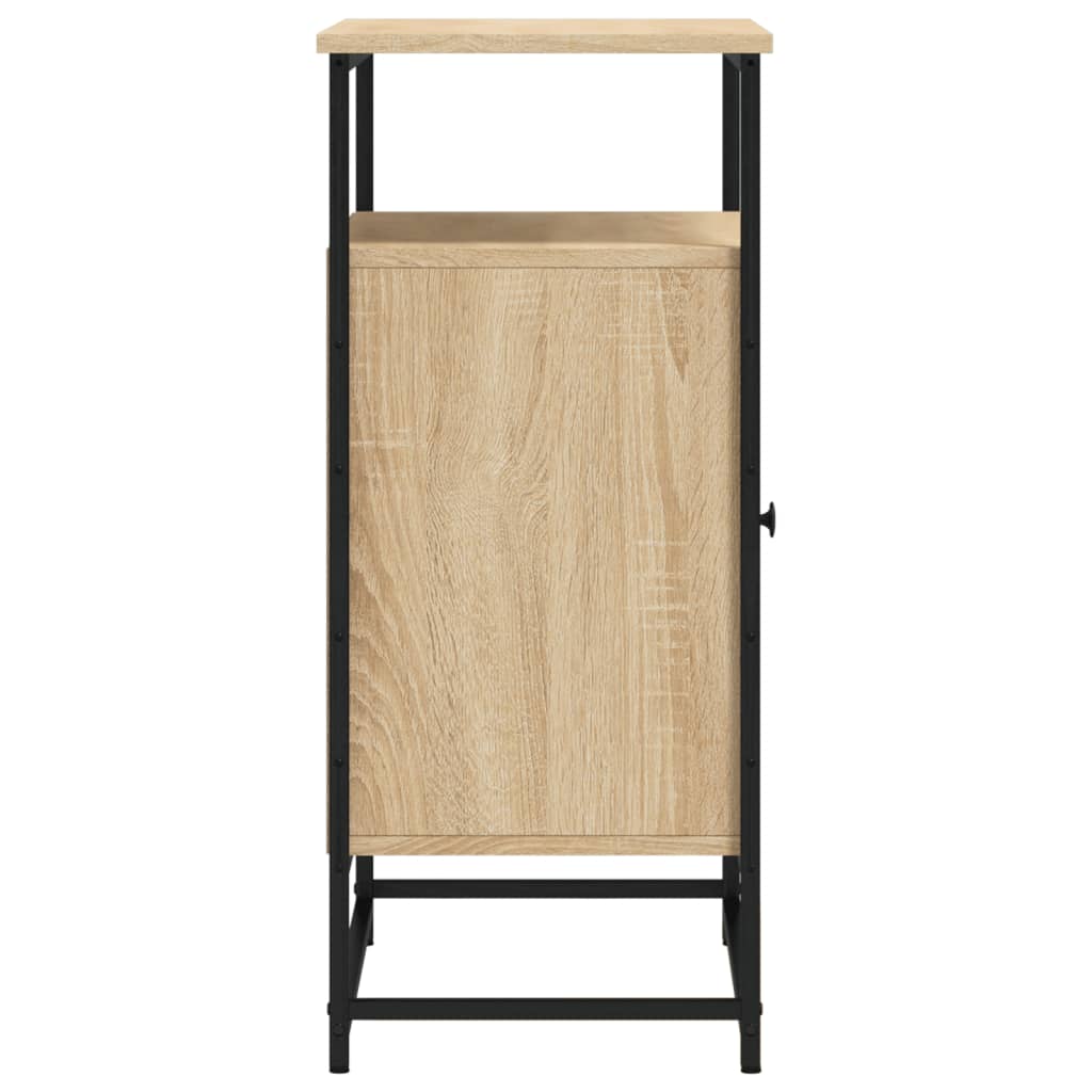 skænk Sonoma eg 69x35x80 cm konstrueret træ