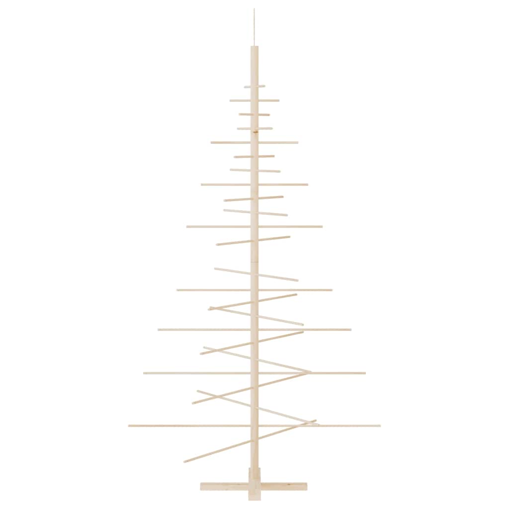dekorativt juletræ 180 cm massivt fyrretræ