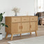 skænk OLDEN 114x43x73,5 cm massivt fyrretræ brun