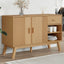 skænk OLDEN 114x43x73,5 cm massivt fyrretræ brun