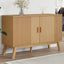skænk OLDEN 114x43x73,5 cm massivt fyrretræ brun