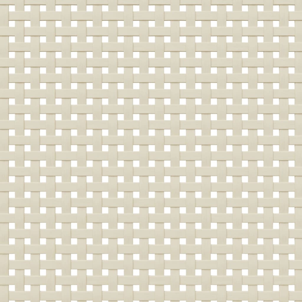 skænk SENJA 112x40x80 cm rattan-look massivt fyrretræ sort