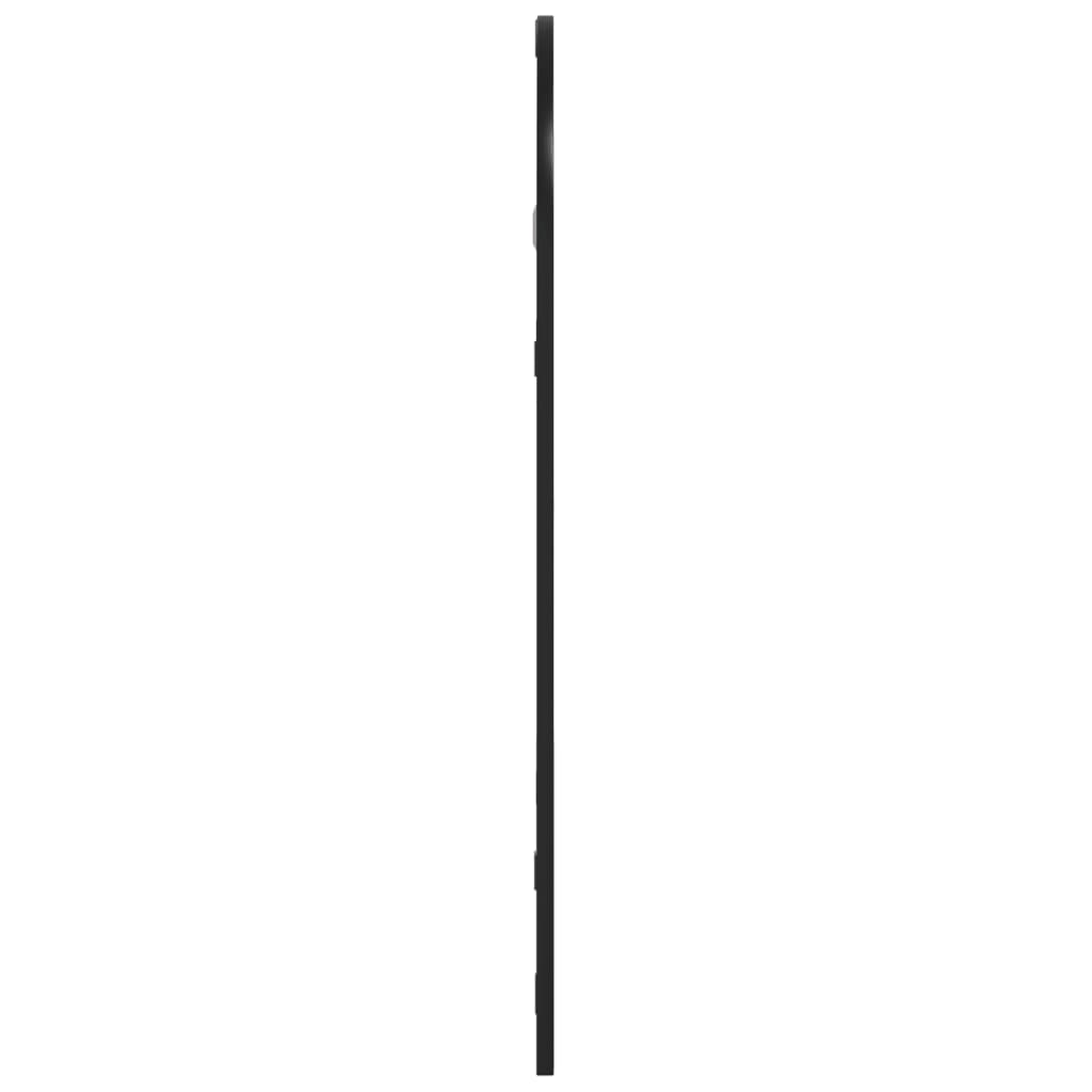 vægspejl 30x60 cm buet jern sort