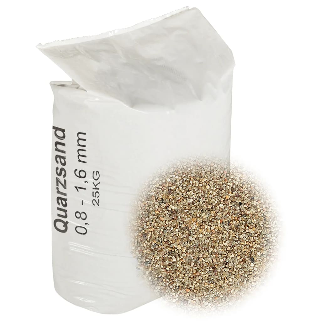 filtersand 25 kg 0,8-1,6 mm billede