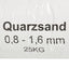 filtersand 25 kg 0,8-1,6 mm