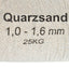 filtersand 25 kg 0,5-1,0 mm