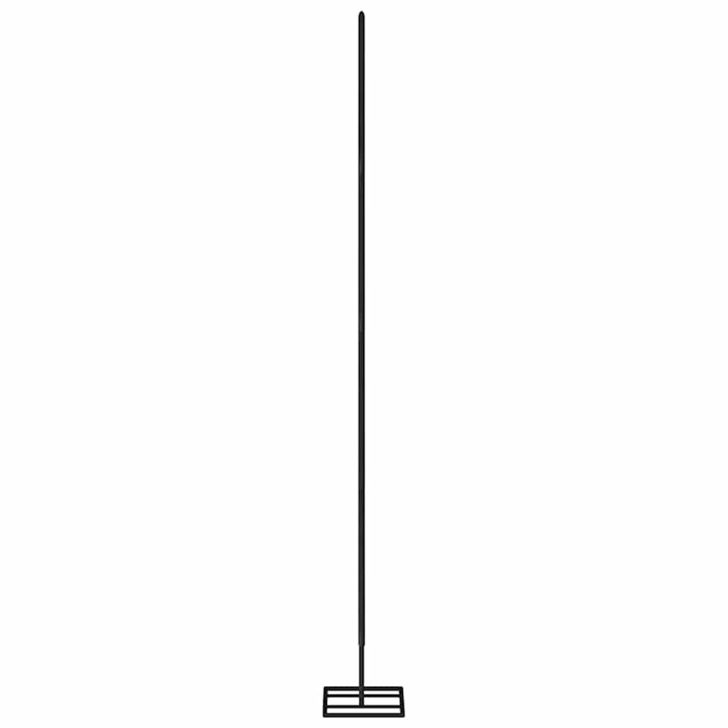 dekorativt juletræ 90 cm metal sort