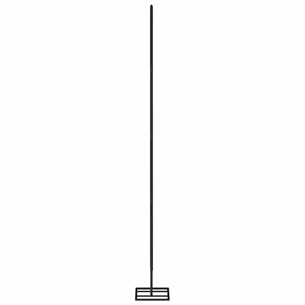 dekorativt juletræ 125 cm metal sort