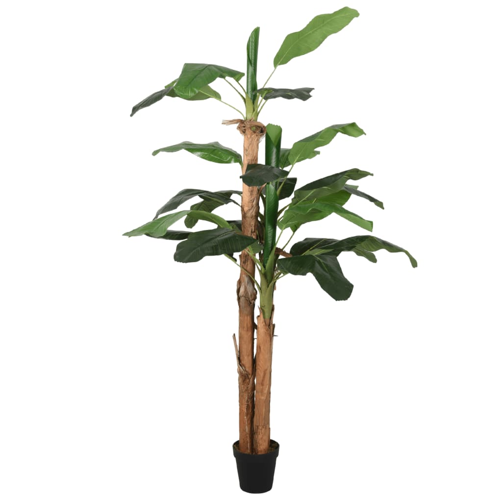 kunstigt banantræ 19 blade 180 cm grøn