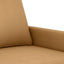 lænestol 60 cm velour brun