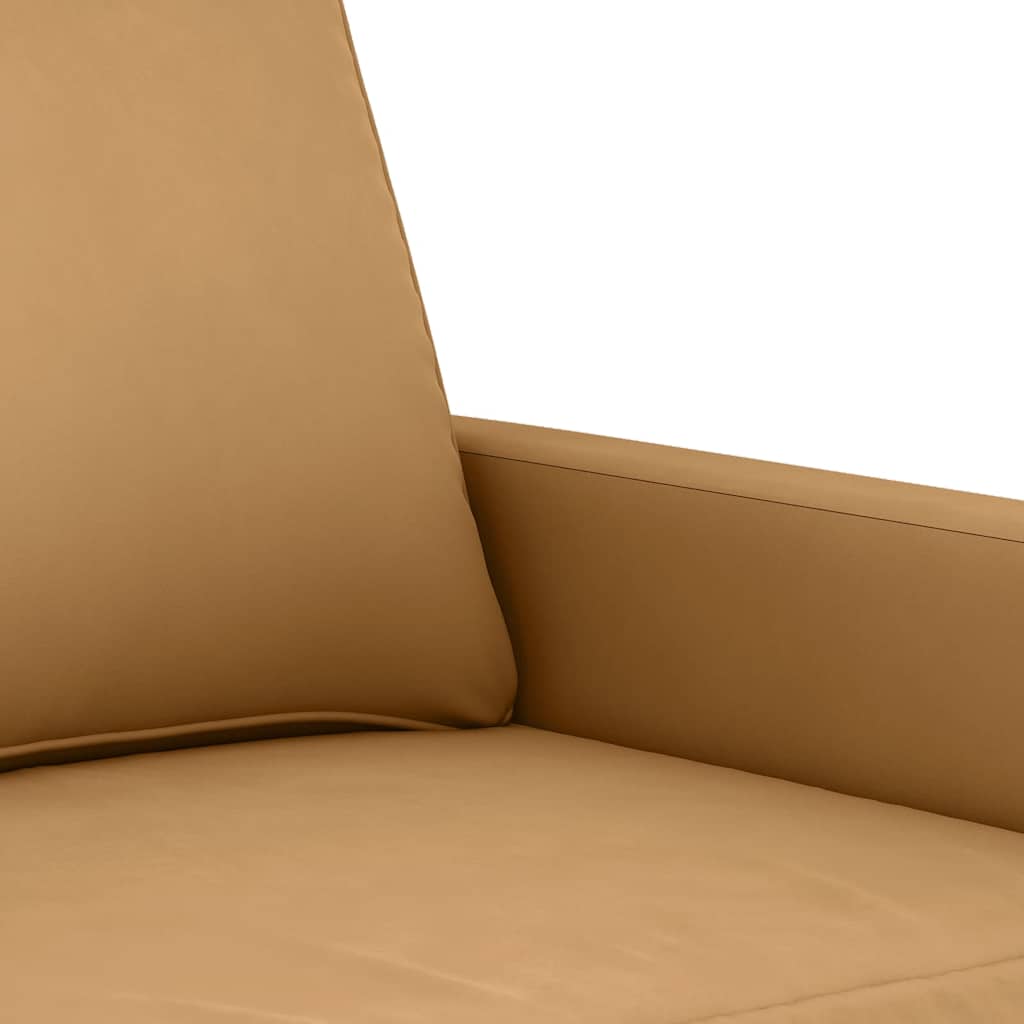lænestol 60 cm velour brun