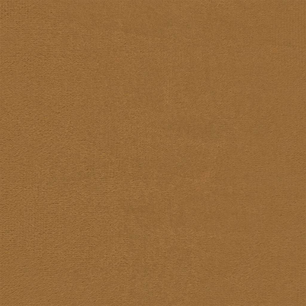lænestol 60 cm velour brun