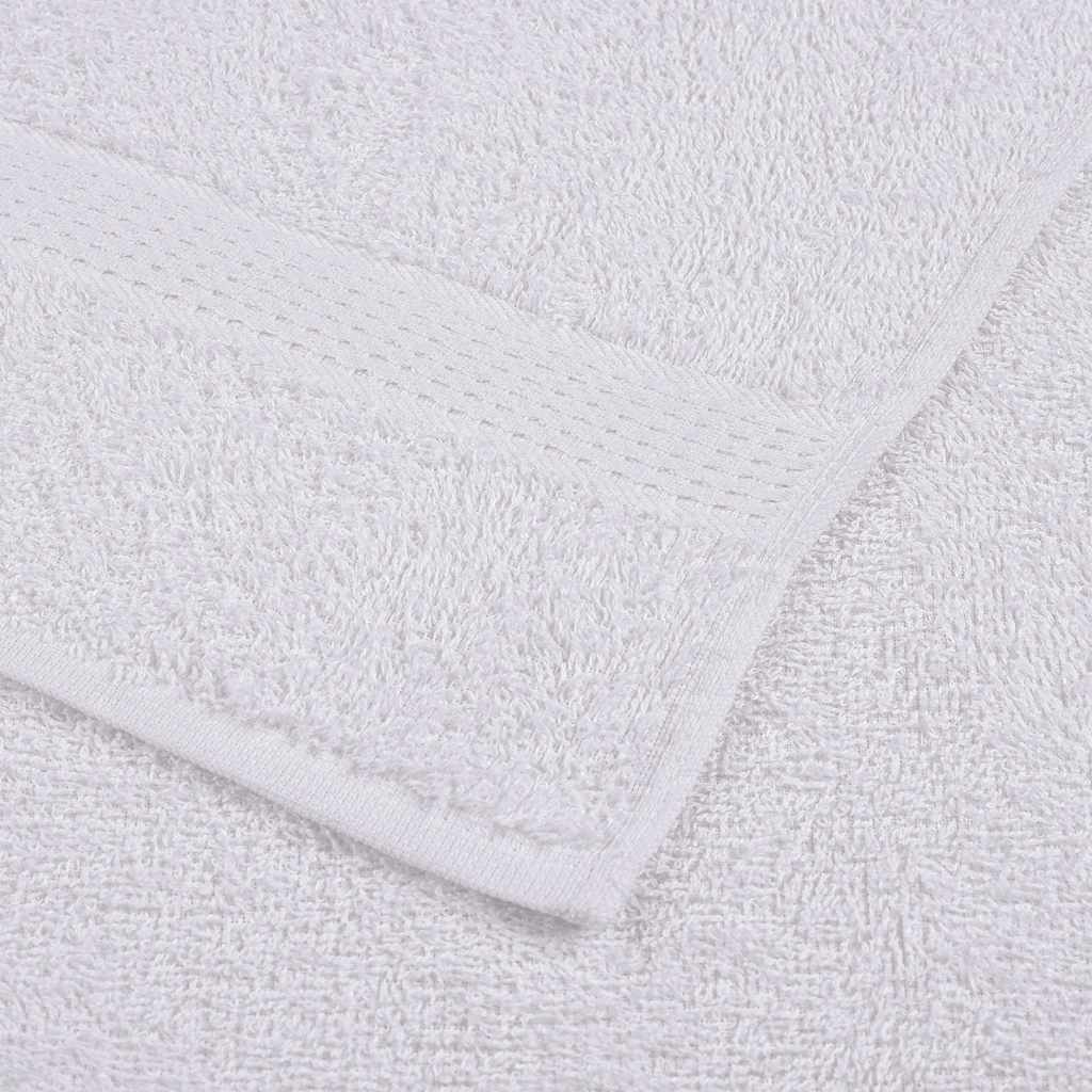 håndklæder FROGN 10 stk. hvid 50x100 cm 360 gsm