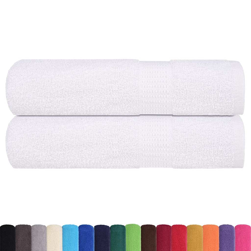 brusehåndklæder FROGN 2 stk. hvid 70x140 cm 360 gsm