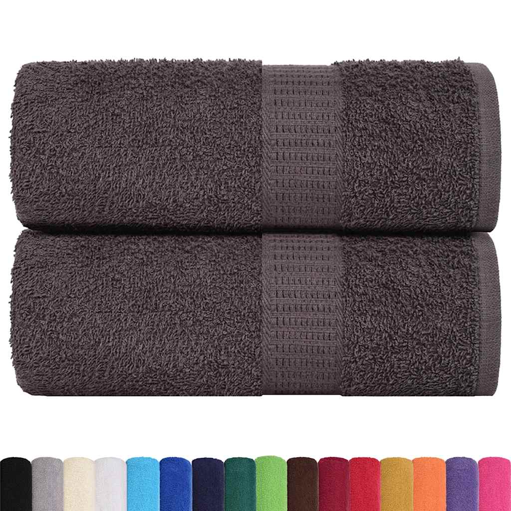 vaskeklude FROGN 2 stk. antracit 15x21 cm 360 g/m²