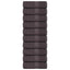 vaskehåndklæder FROGN 10 stk. antracit 30x30 cm 360 g/m²