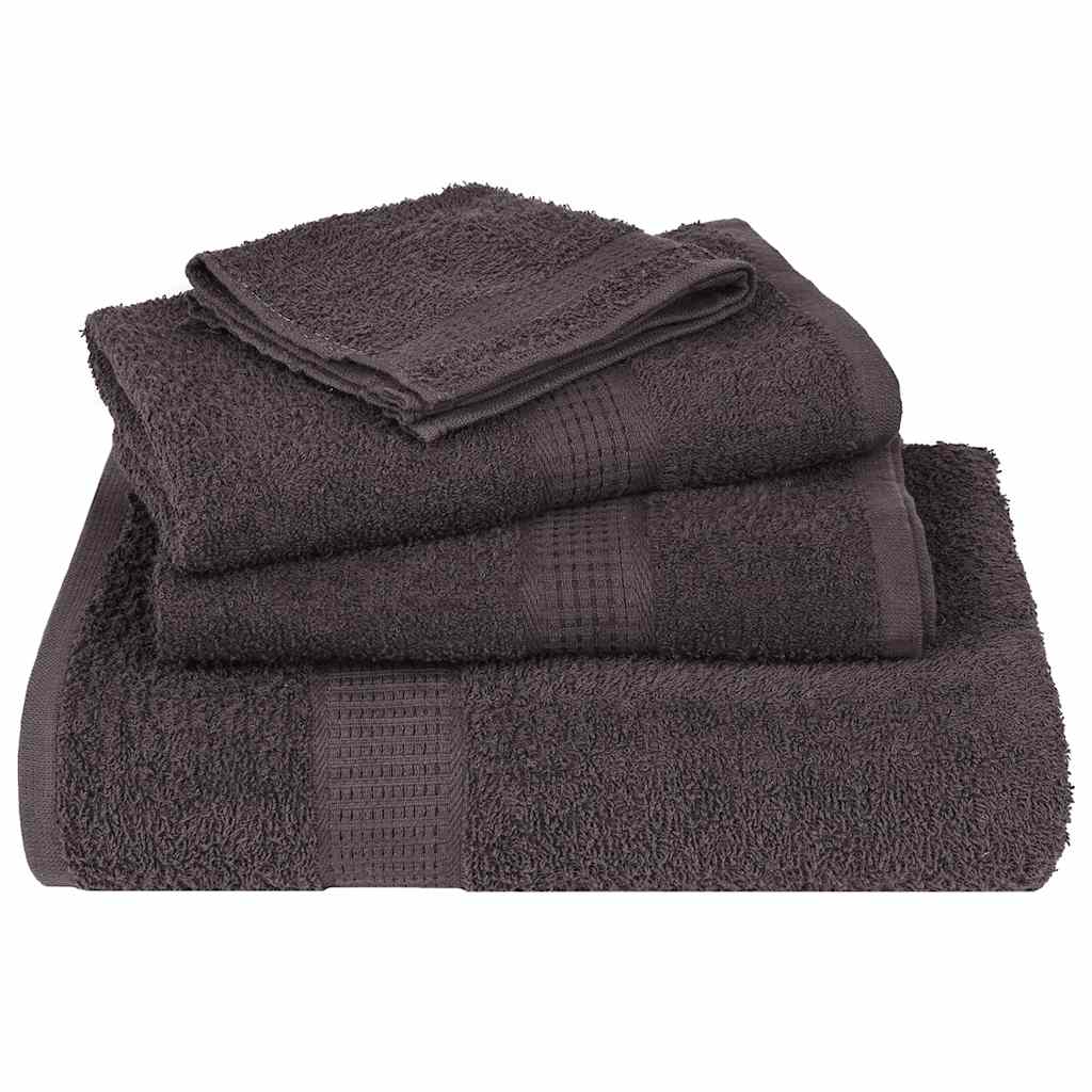 vaskehåndklæder FROGN 10 stk. antracit 30x30 cm 360 g/m²