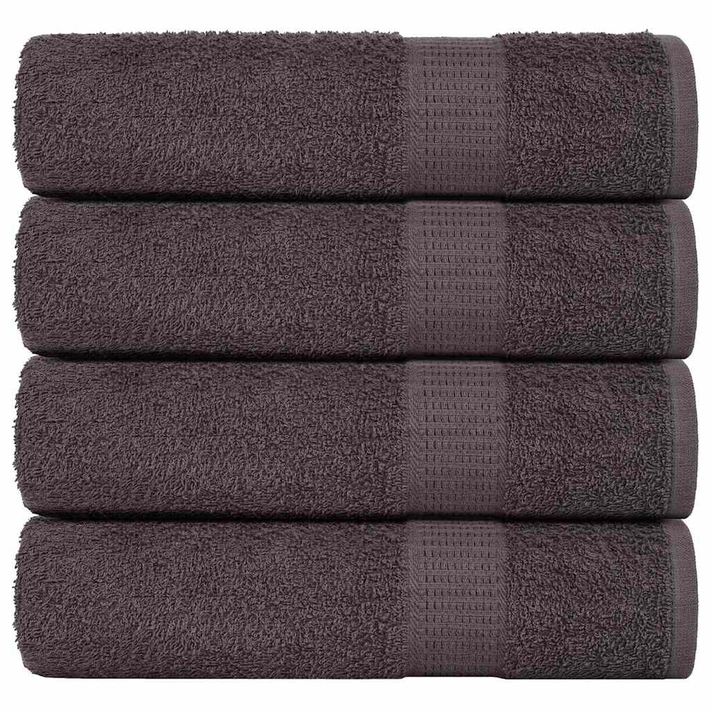 badehåndklæder FROGN 4 stk. antracit 100x150 cm 360 g/m²