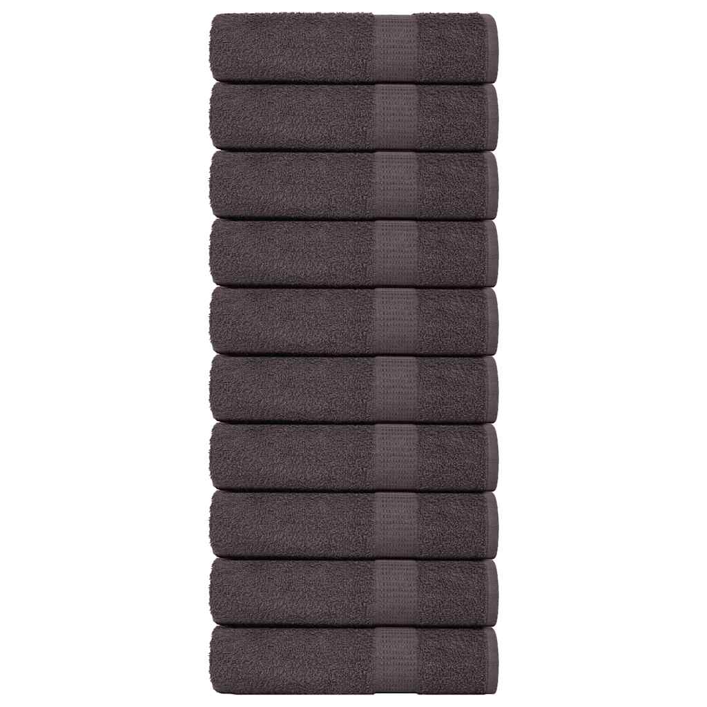 Badehåndklæder FROGN - 10 stk. antracit 100×150 cm, 360 g/m²