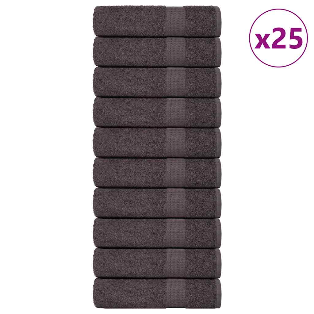 Håndklæder 360 G/M² 100 % Bomuld Antracitgrå - 25 / 100 x 150 cm