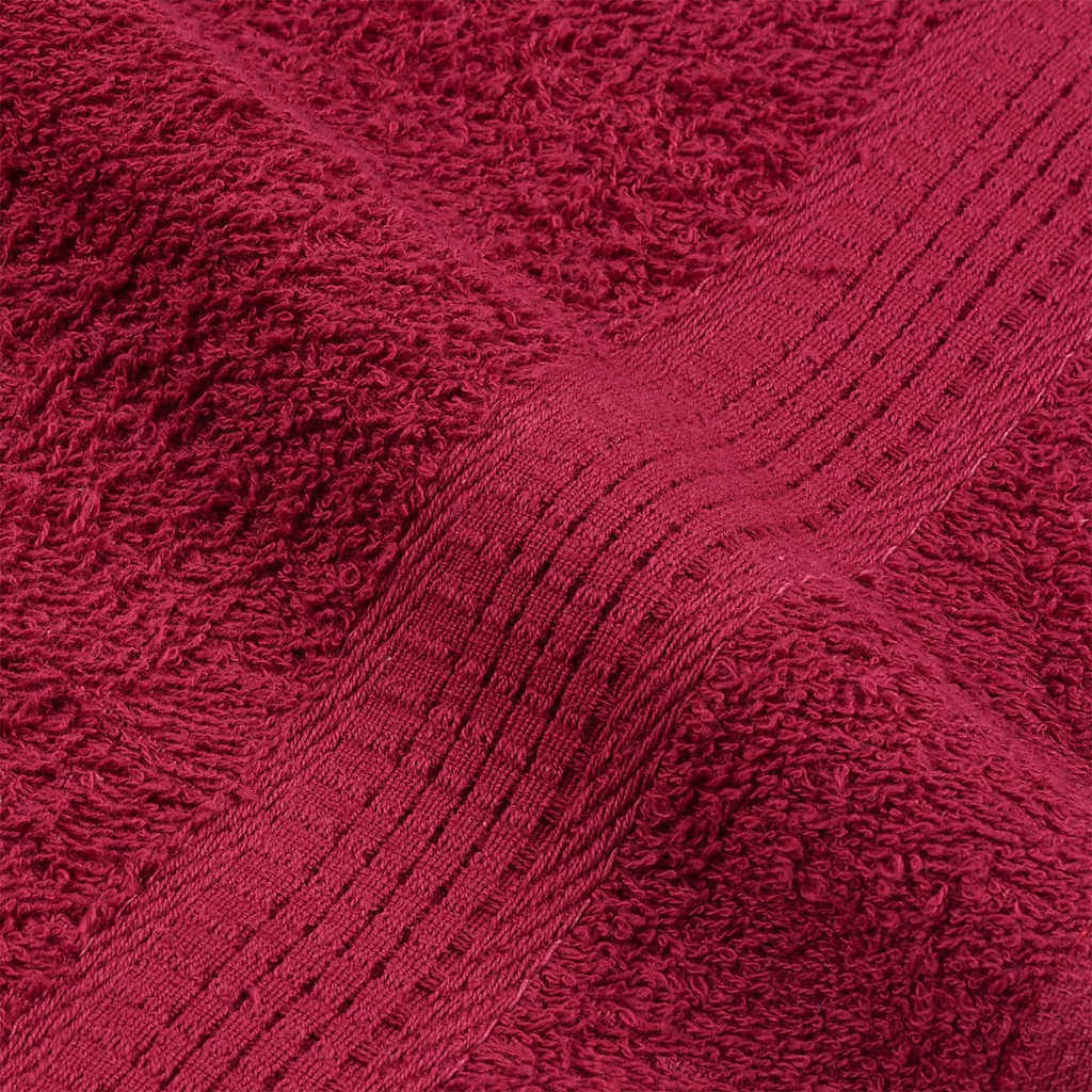 håndklæder FROGN 4 stk. bordeaux 50x100 cm 360 gsm