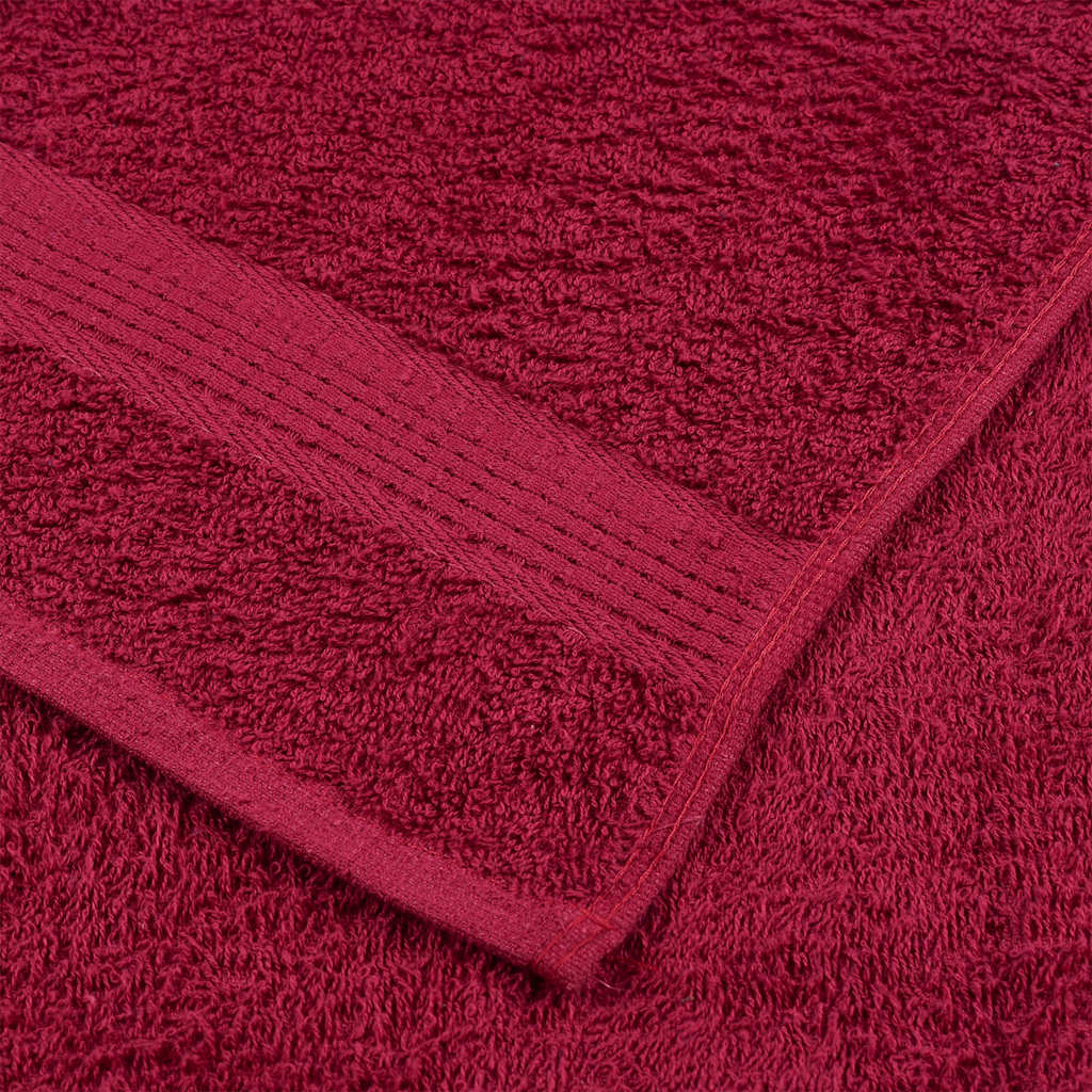 badehåndklæder FROGN 10 stk bordeaux 70x140 cm 360 gsm