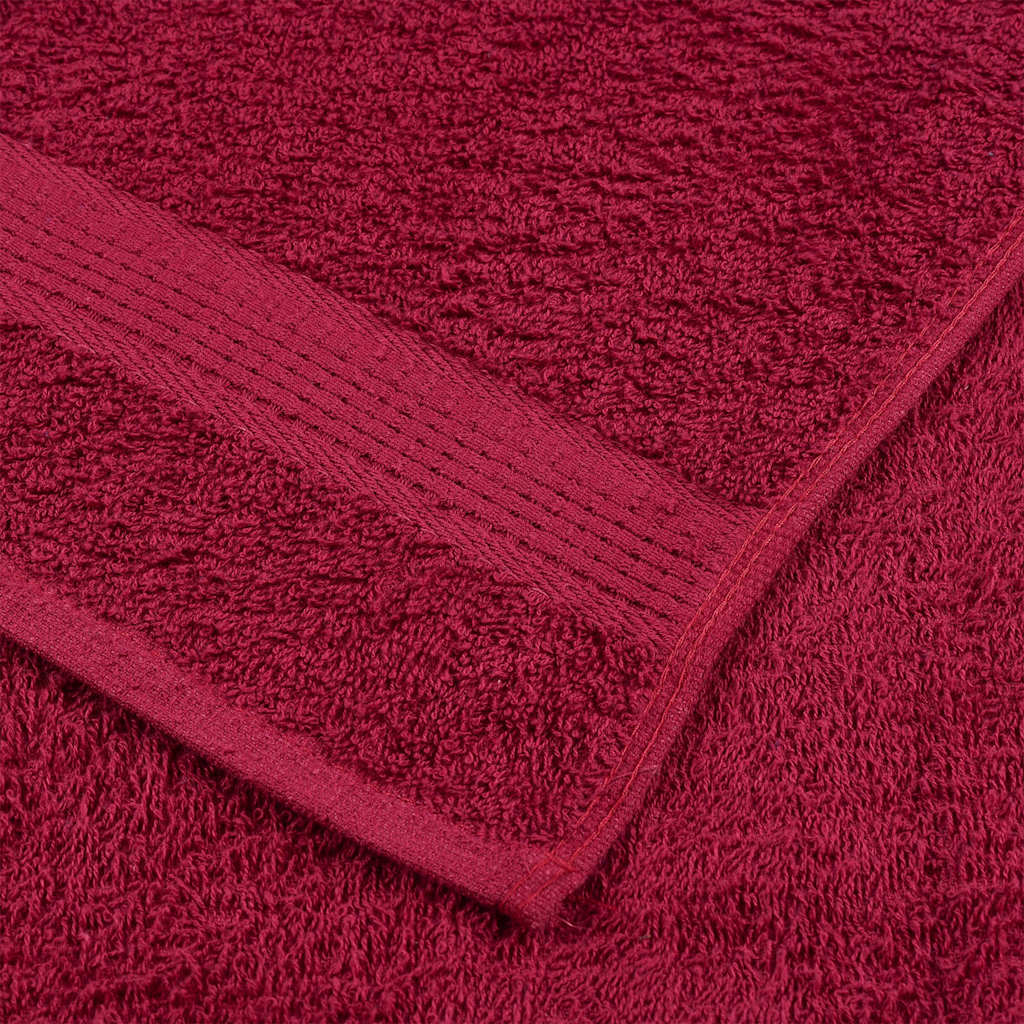 håndklæder FROGN 4 stk. bordeaux 100x200 cm 360 gsm