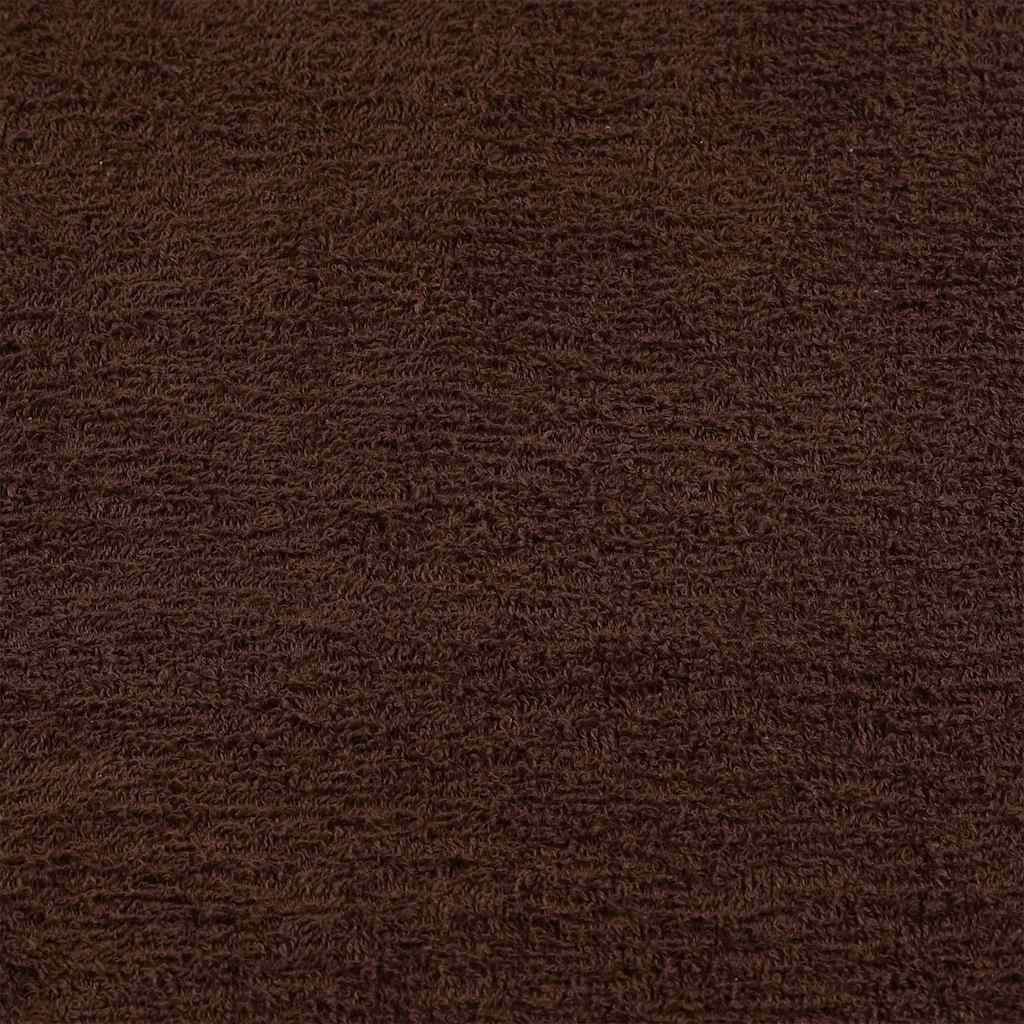 brusehåndklæder FROGN 10 stk. brun 70x140 cm 360 gsm