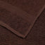 saunahåndklæder FROGN 4 stk. brun 80x200 cm 360 gsm