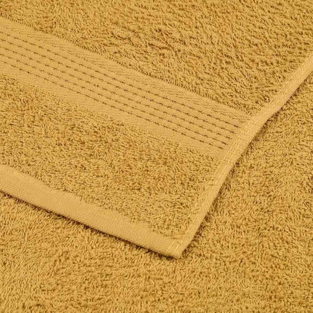badehåndklæder FROGN 10 stk. guld 100x150 cm 360 gsm