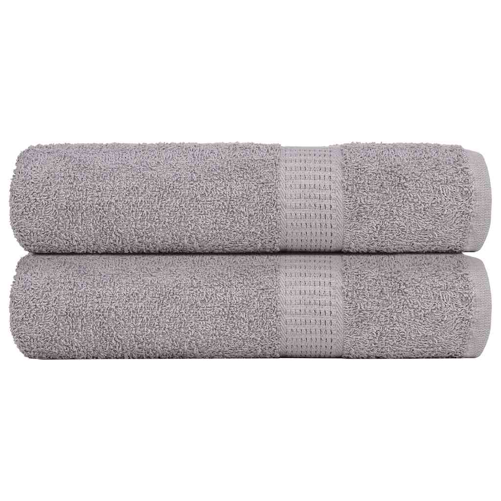 Badehåndklæder FROGN - 2 stk. grå 100 × 150 cm, 360 gsm