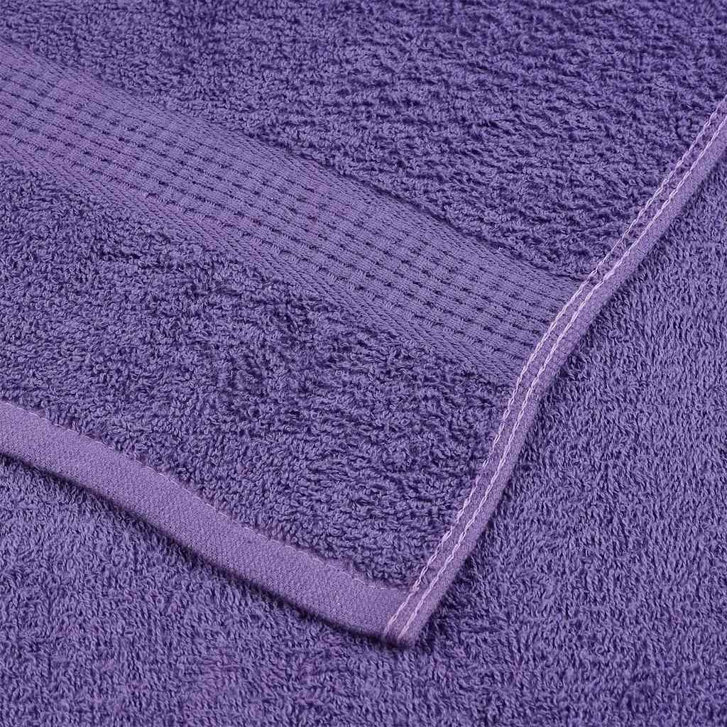 brusehåndklæder FROGN 2 stk. lilla 70x140 cm 360 gsm
