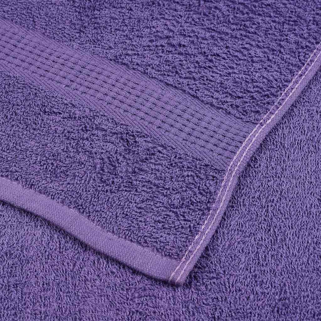 brusehåndklæder FROGN 4 stk. lilla 70x140 cm 360 gsm