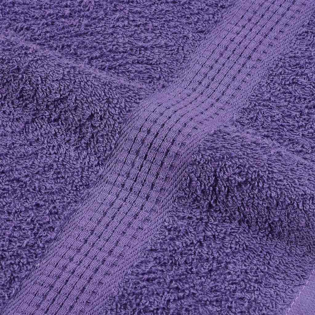 brusehåndklæder FROGN 10 stk. lilla 70x140 cm 360 gsm
