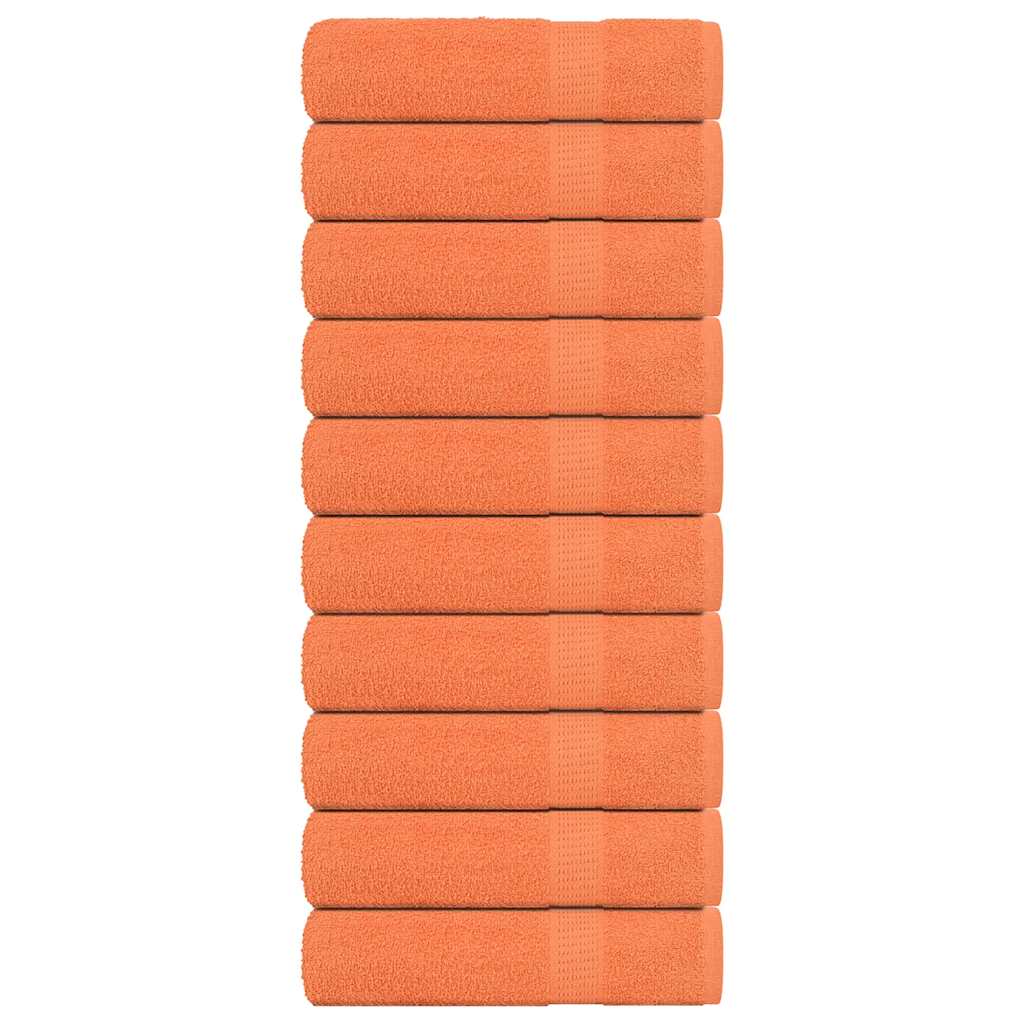 badehåndklæder FROGN 10 stk. orange 100x150 cm 360 gsm