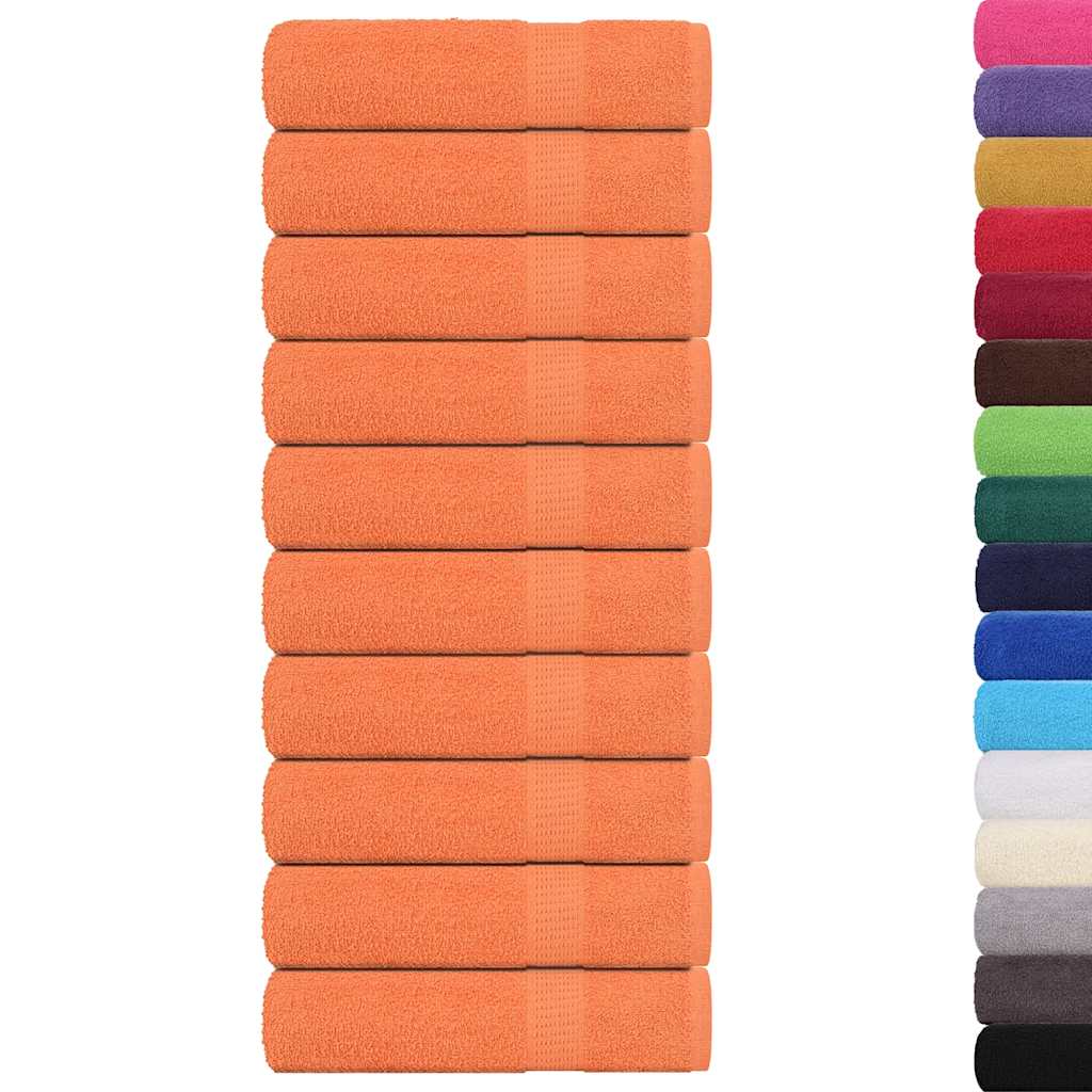 badehåndklæder FROGN 10 stk. orange 100x150 cm 360 gsm