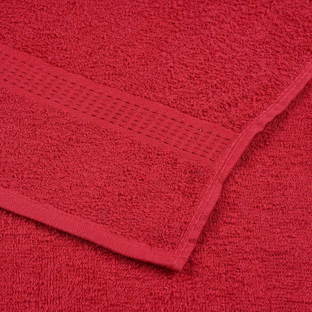 vaskehåndklæder FROGN 2 stk. rød 30x30 cm 360 gsm