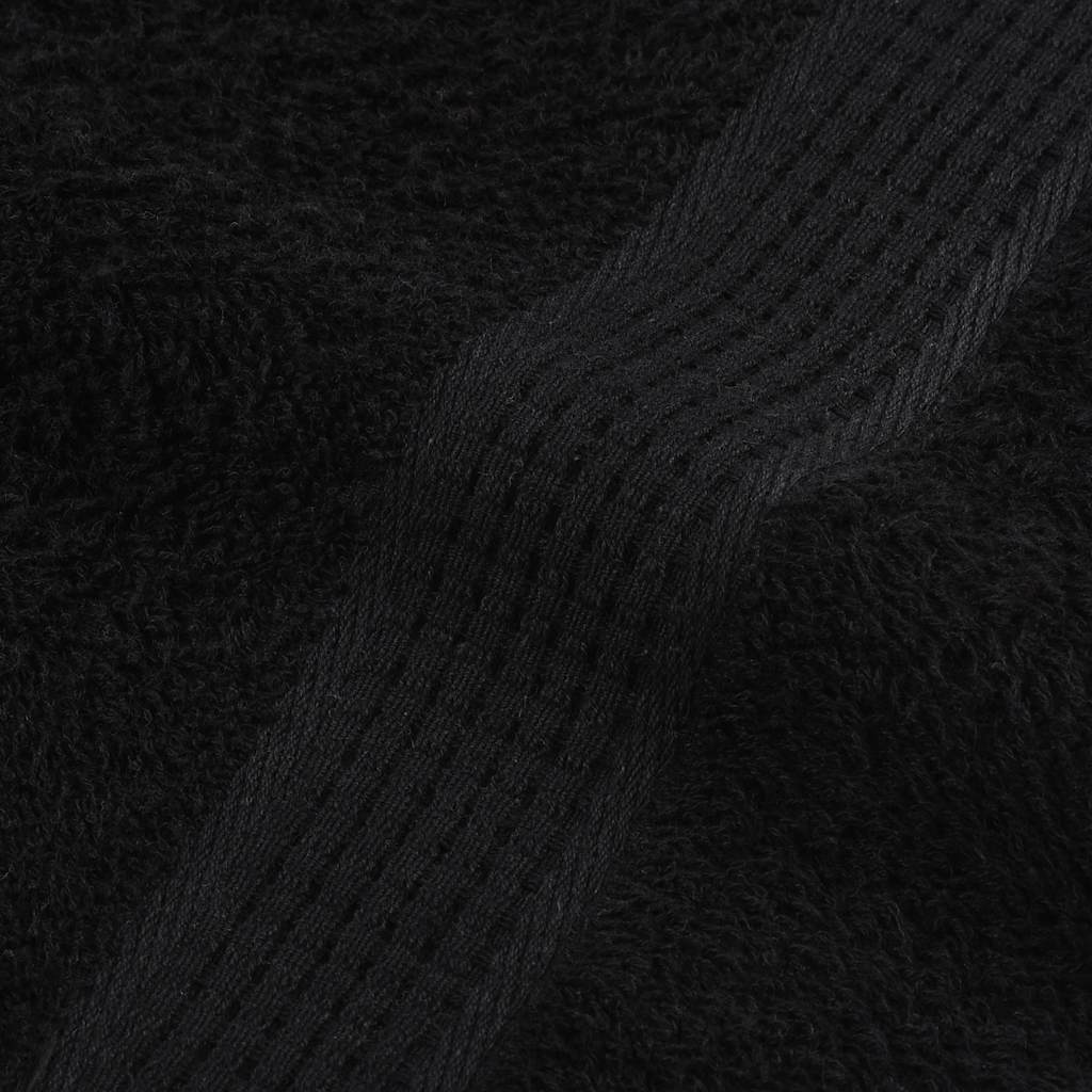 saunahåndklæder FROGN 2 stk. sort 80x200 cm 360 gsm