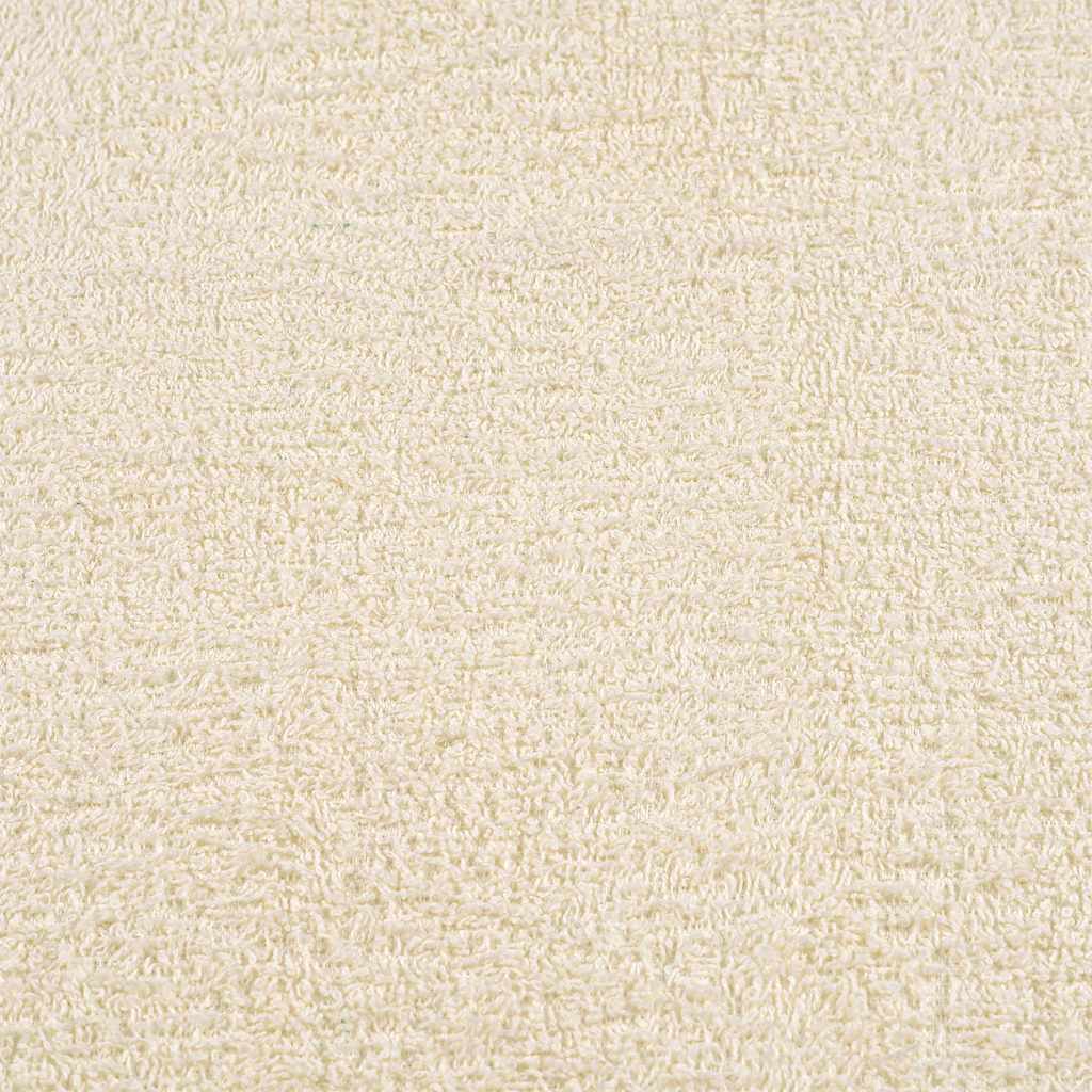 håndklæder FROGN 10 stk. cremefarvet 50x100 cm 360 gsm