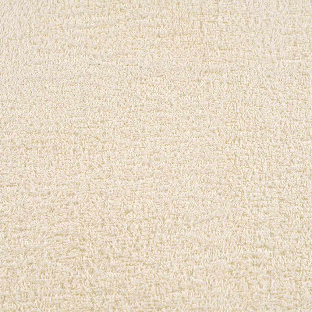 brusehåndklæder FROGN 10 stk. cremefarvet 70x140 cm 360 gsm
