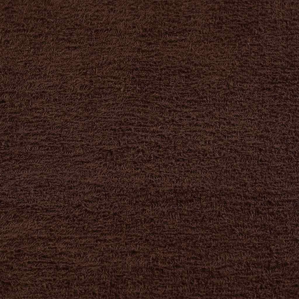 8-delt håndklædesæt FROGN brun 360 gsm