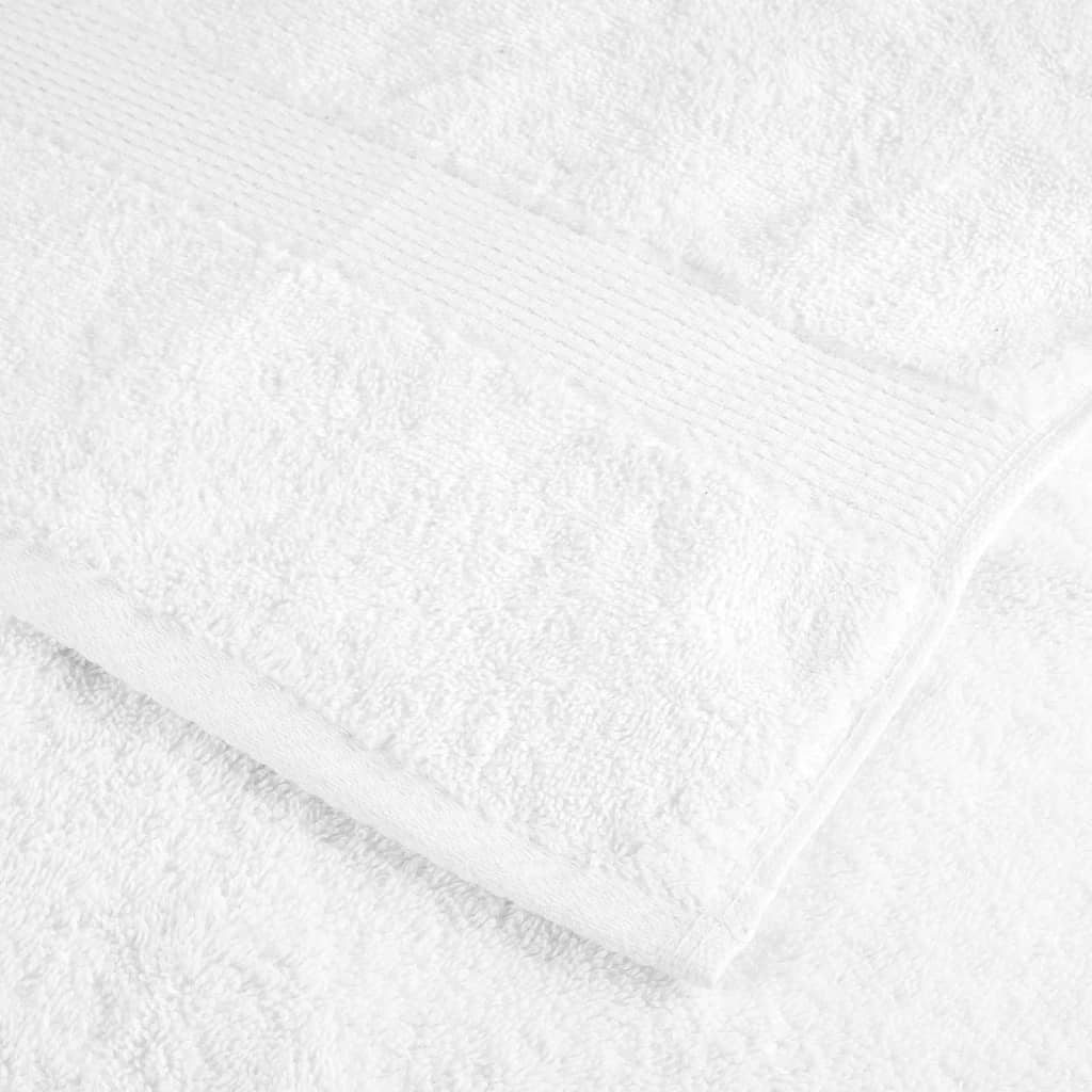 Premium vaskehåndklæder SOLUND 4 stk. hvid 30x30 cm 600 gsm