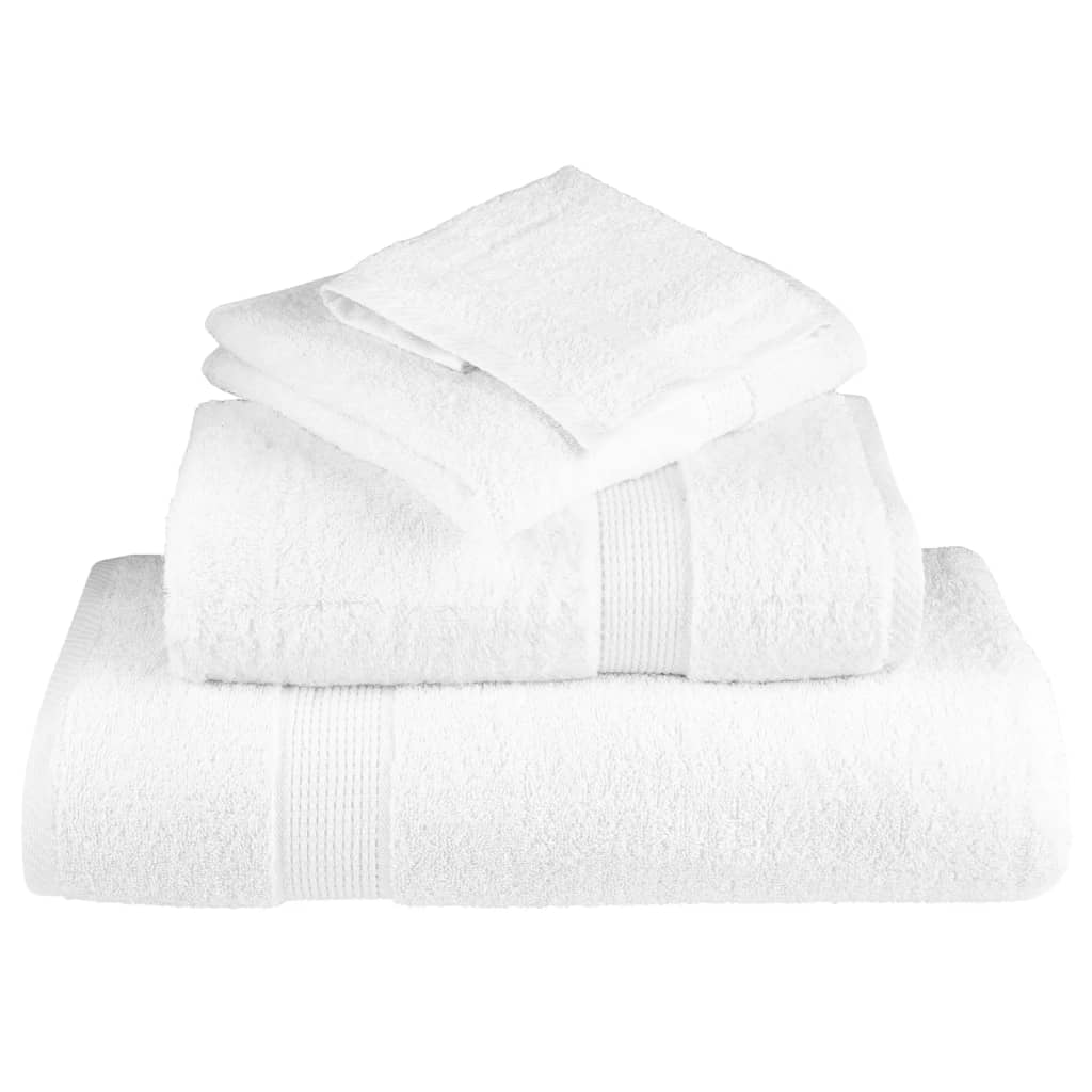 Premium badehåndklæder SOLUND 2 stk. hvid 70x140 cm 600 gsm