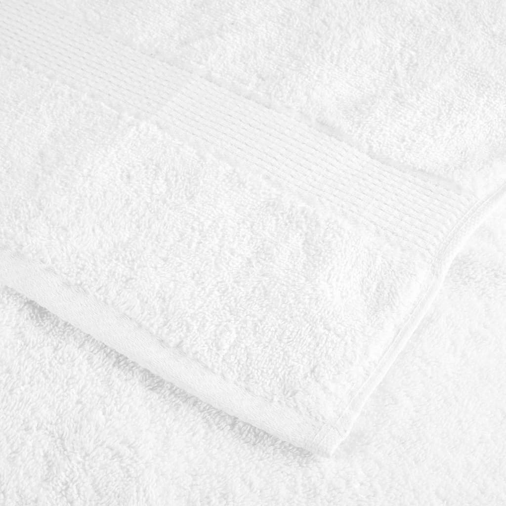 Premium badehåndklæder SOLUND 2 stk. hvid 70x140 cm 600 gsm