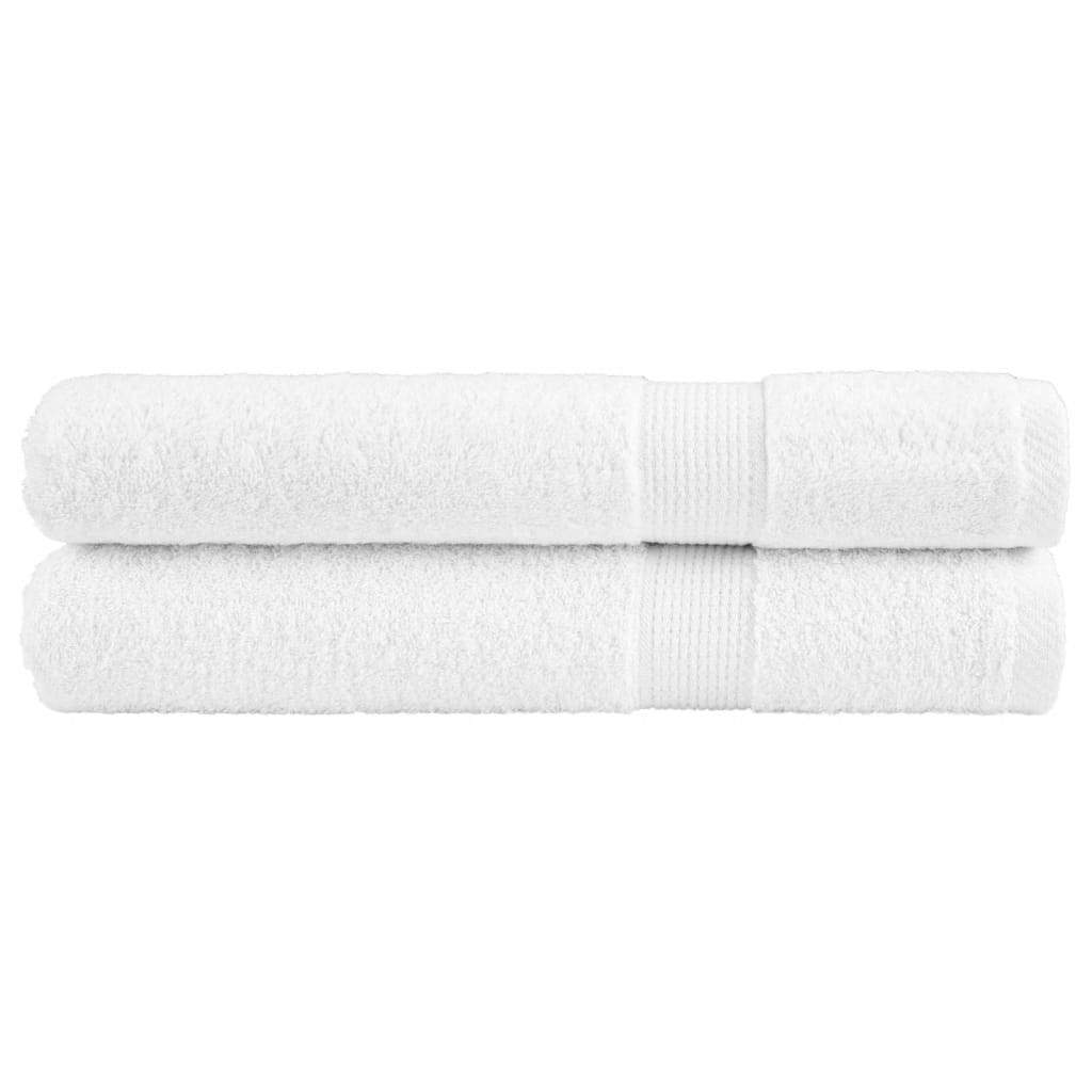 Premium håndklæder SOLUND 2 stk. hvid 100x200 cm 600 gsm