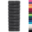 Premium vaskeklude SOLUND 50 stk Antracit 15x21 cm 600 gsm