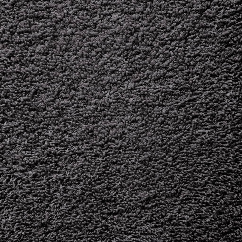 Premium håndklæder SOLUND 2 stk. antracit 100x200 cm 600 gsm