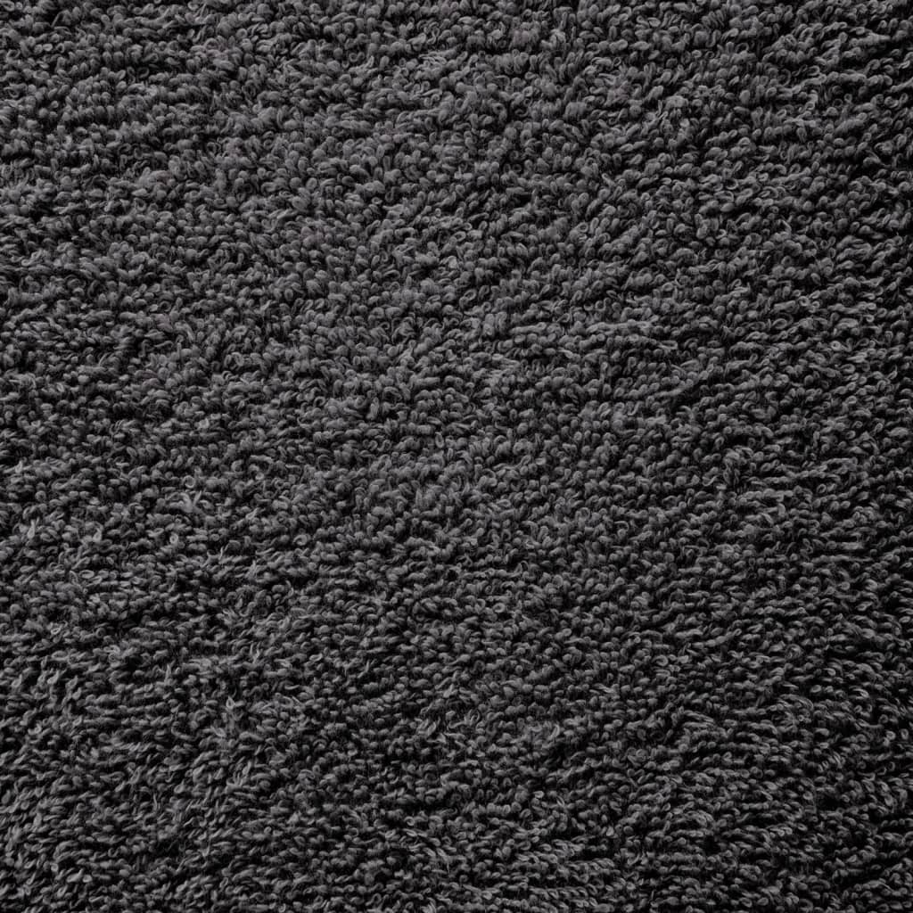 Premium håndklæder SOLUND 4 stk. antracit 100x200 cm 600 gsm